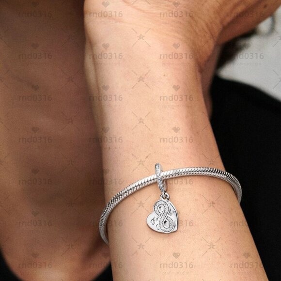 Pandora Forever Friends Dangle Charm with Clear CZ - Picture 2 of 2